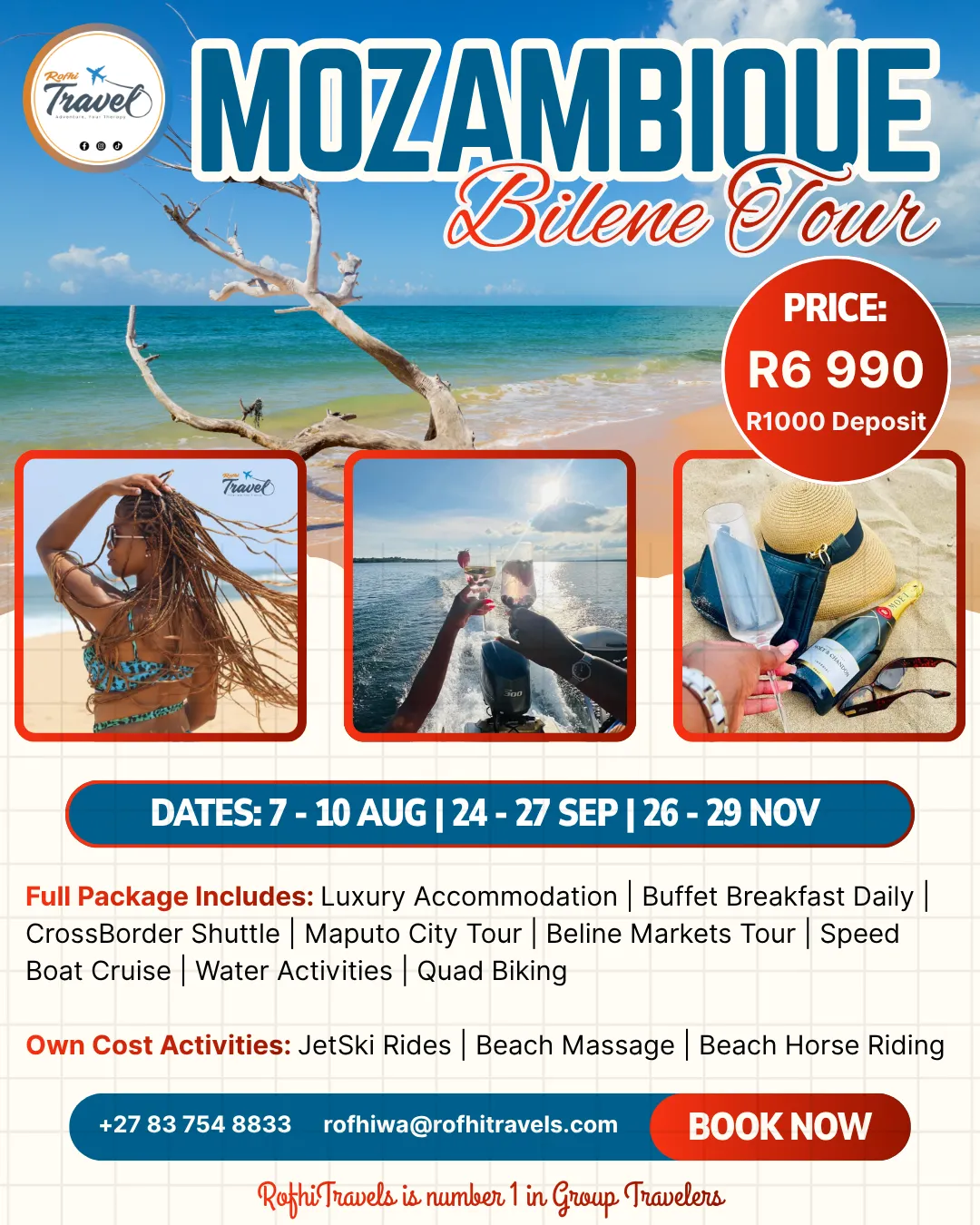 Mozambique Bilene Tour