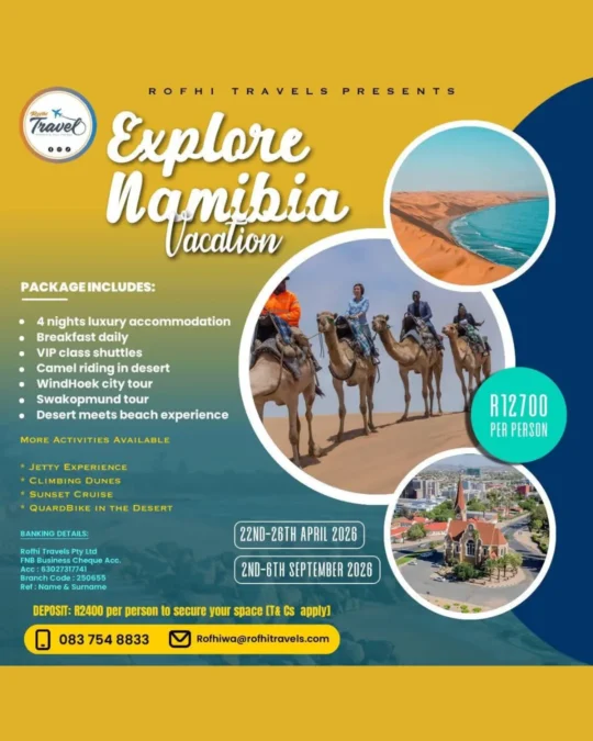 Explore Namibia Vacation