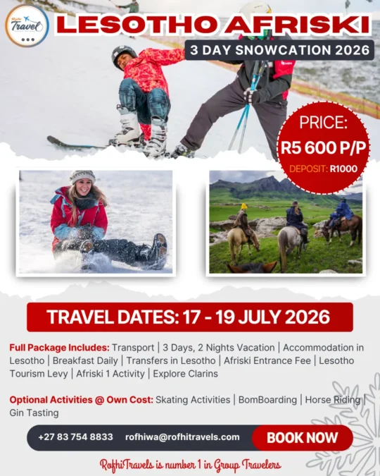 Lesotho Afriski 3 Days Snowcation