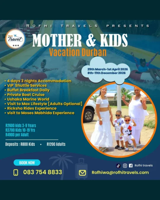 Mother & Kids  Vacation Durban