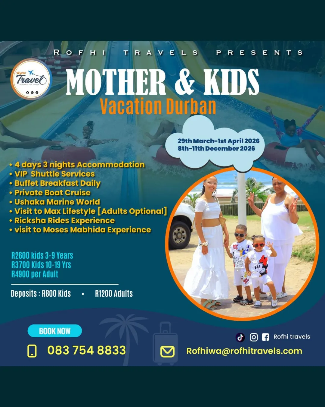 MOTHER & KIDS Vacation Durban